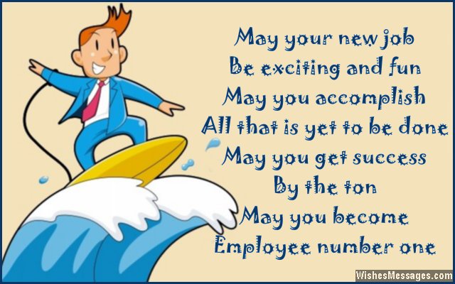 Wishes For New Job Position