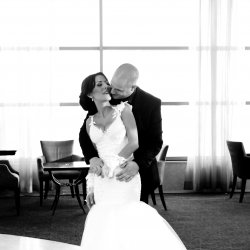 Couple dancing at their wedding