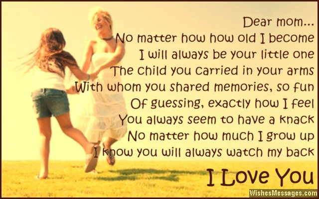 Love You Mom Poems From Kids I love you poems for mom: it