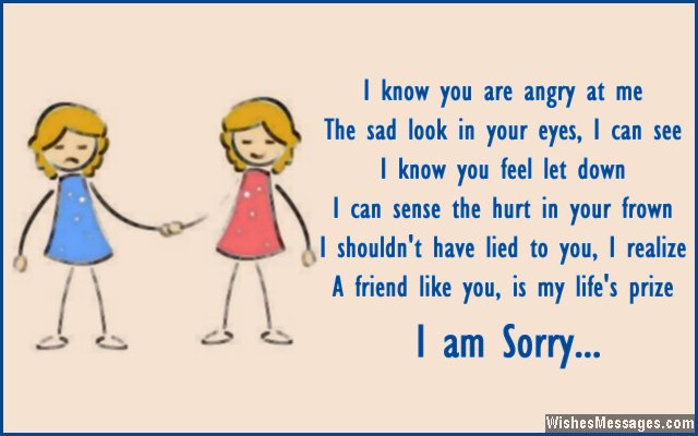 How To Say Sorry To A Friend You Hurt