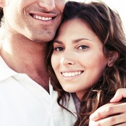 Cute couple hug
