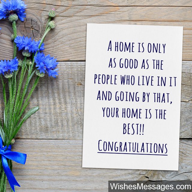 New Home Wishes And Messages Congratulations For Buying A New