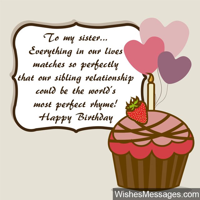 Birthday Wishes for Sister: Quotes and Messages – WishesMessages.com