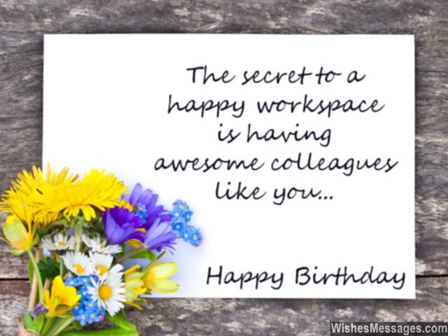 Birthday Wishes for Colleagues: Quotes and Messages ...