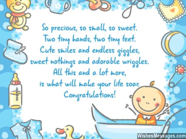 Congratulations for Baby Boy: Newborn Wishes and Quotes ...