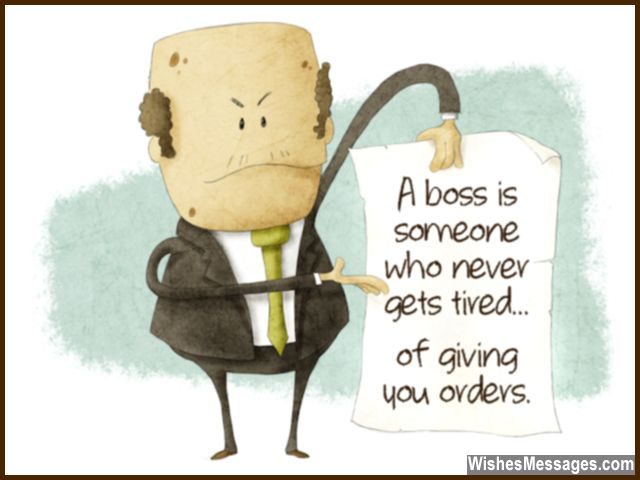 Funny quote about boss and annoying managers