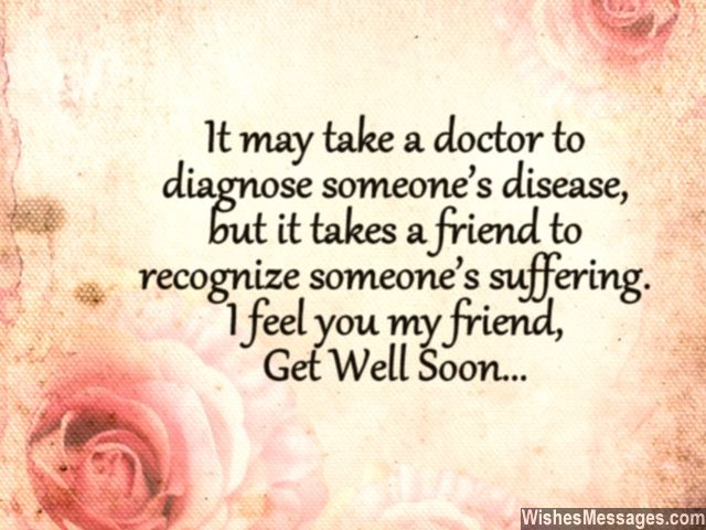 message for ill person