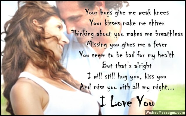 Sweet I Love You message for boyfriend