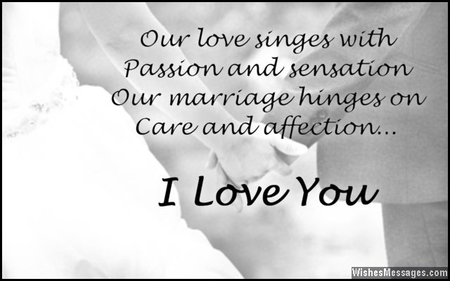 Sweet love quote for married couples husband and wife