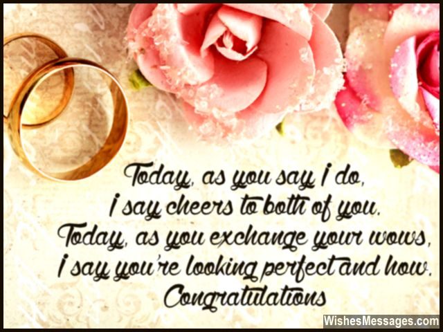 Wedding Card Quotes And Wishes Congratulations Messages 9442