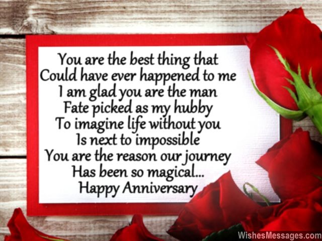 Anniversary Poems For Husband Poems For Him