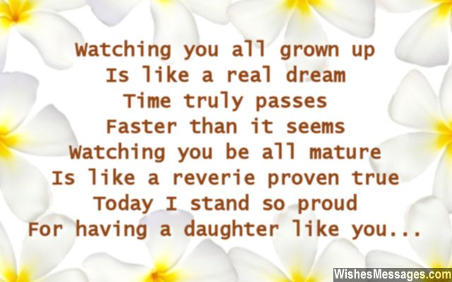 Birthday Poems For Daughter Wishesmessages Com