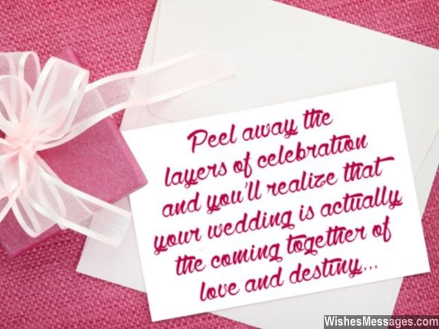 Wedding Card Quotes and Wishes Congratulations Messages