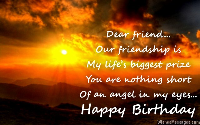 Beautiful birthday quote for special friends