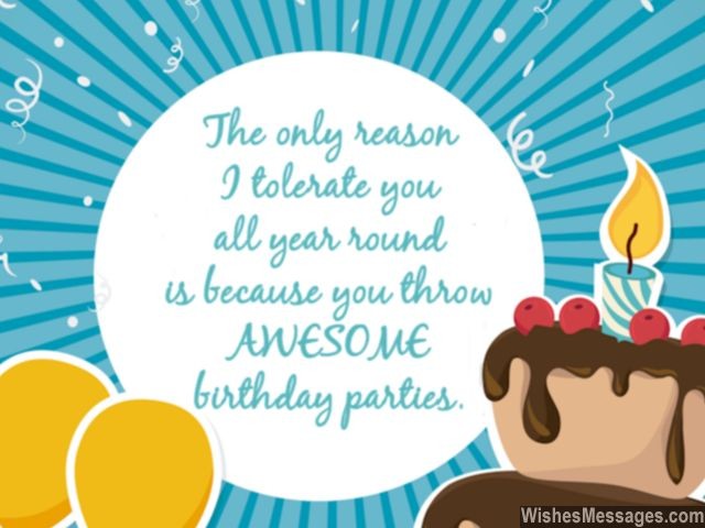 Funny birthday speech quote humorous birthday toast