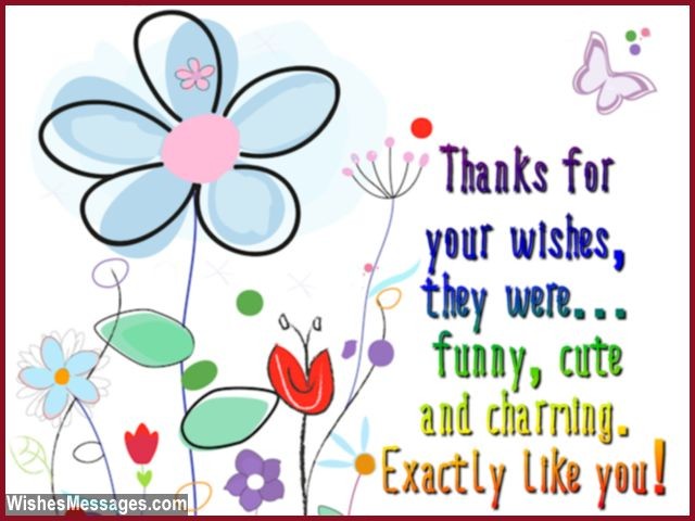 Image result for thanks for birthday wishes