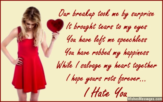 hate poems for your ex boyfriend