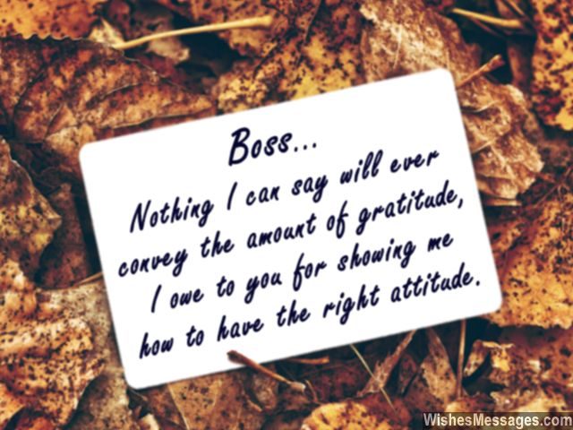 Thank You Notes For Boss Messages And Quotes To Say Thanks Wishesmessages Com