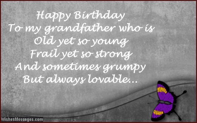 Birthday Wishes for Grandpa: Birthday Messages for Grandfather