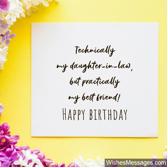 Happy Birthday Daughter In Law Poems Birthday Wishes For Daughter-In-Law – Wishesmessages.com