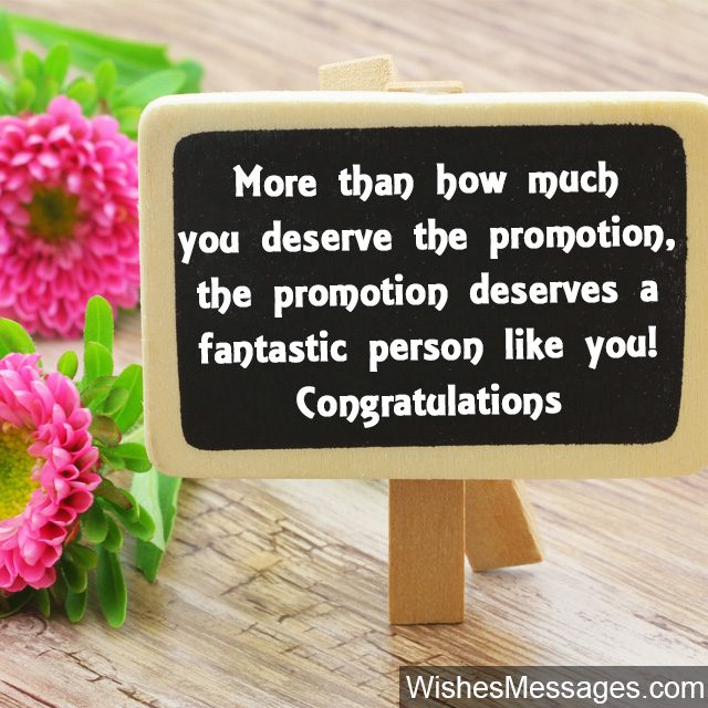 50 Congratulation Messages For A New Promotion Holidappy | chegos.pl