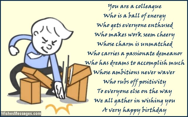 Birthday Poems for Colleagues – Page 2 – WishesMessages.com