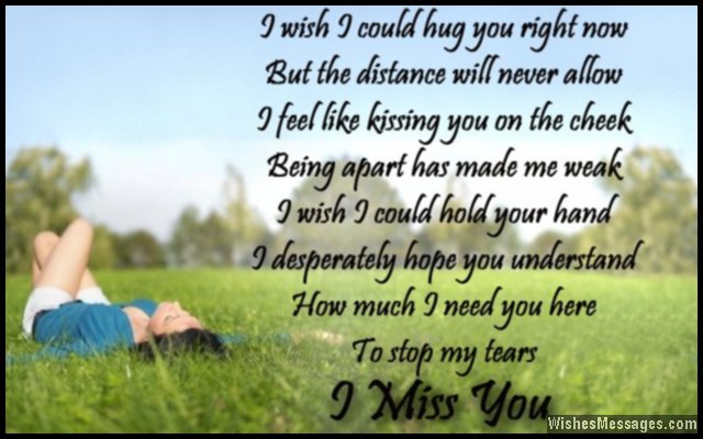 I Miss You Poems for Boyfriend: Missing You Poems for Him ...