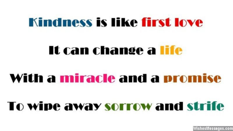 Kindness poems: Poems about being kind to others – WishesMessages.com