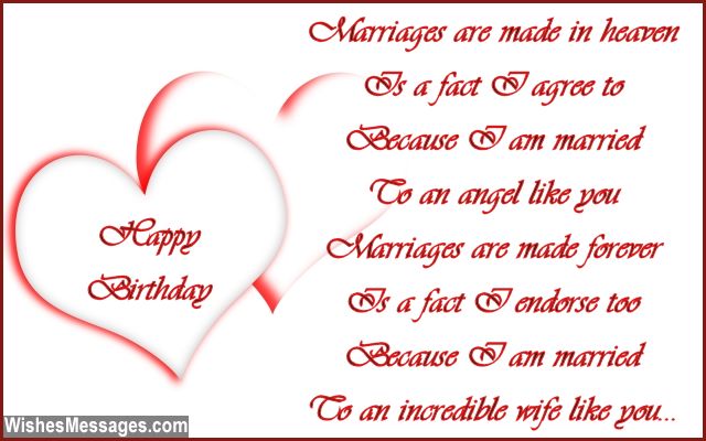 Birthday Poems for Wife – WishesMessages.com