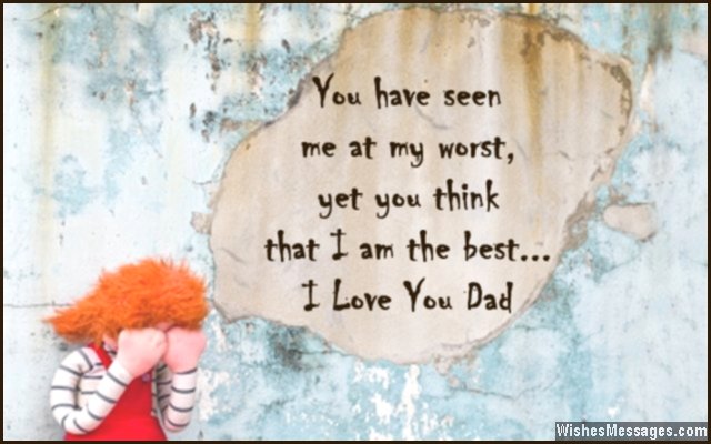 I Love You Messages For Dad Quotes Wishesmessages Com