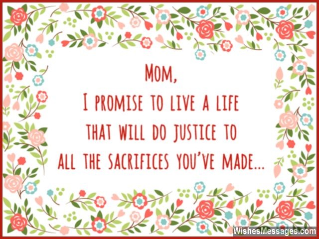 Thank You Mom Messages And Quotes Wishesmessages Com