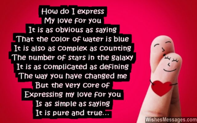 Poems really her love cute for 35 Cute