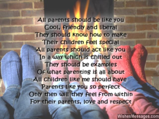 touching poems for parents