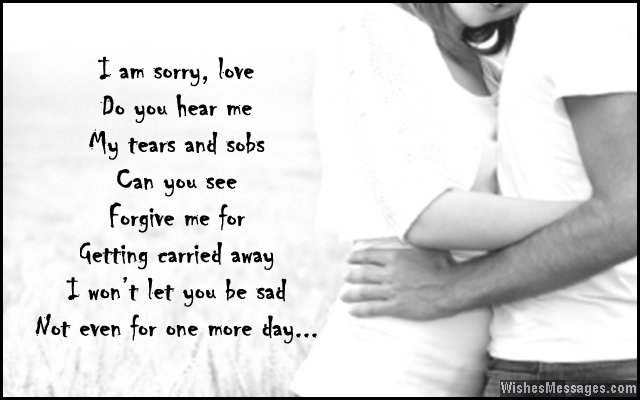 I Am Sorry Poems For Girlfriend Apology Poems For Her