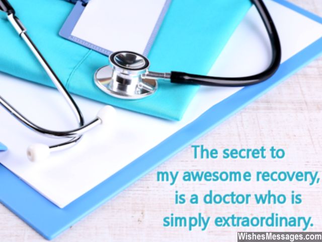 Thank You Messages for Doctors: Quotes and Notes – WishesMessages.com