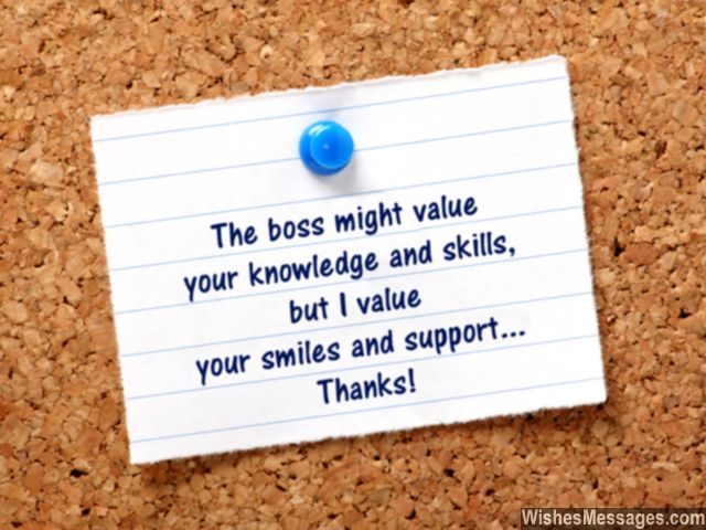 Thank You Notes for Colleagues Quotes and Messages