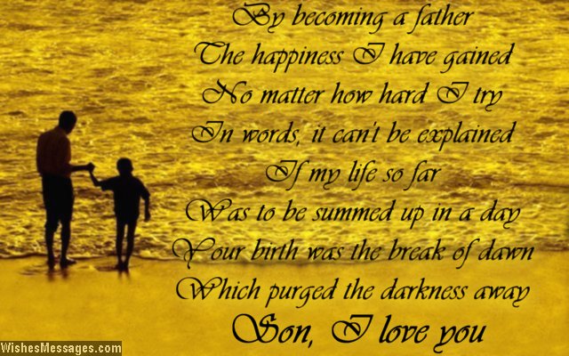 I Love You Poems For Son Wishesmessages Com