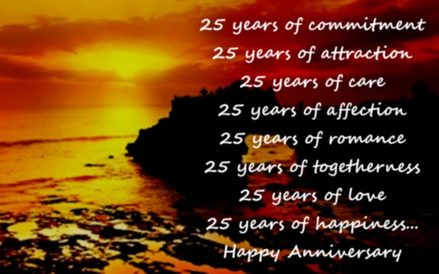 25th Anniversary Wishes Silver Jubilee Wedding Anniversary Quotes