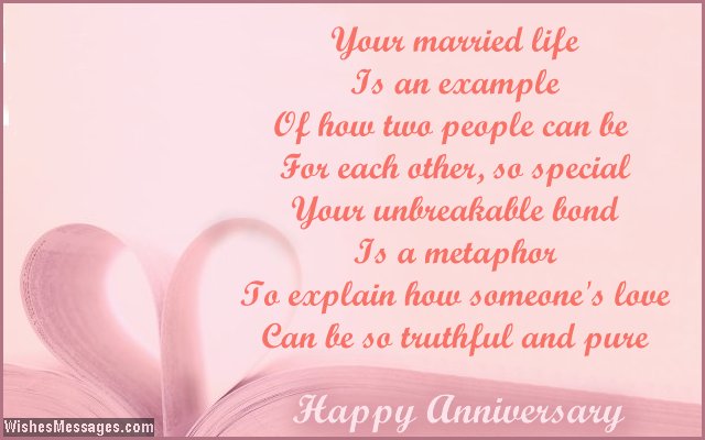 25th anniversary poems: Silver wedding anniversary poems –  