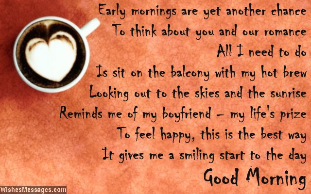 Good morning poems for boyfriend – Page 2 – WishesMessages.com