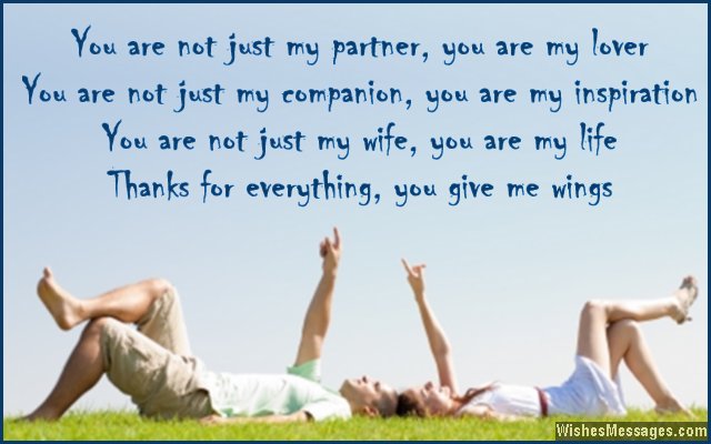 Thank You Messages For Wife Wishesmessages Com