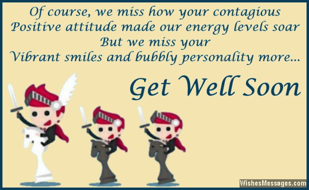 wish sweet words to recovery her quick â€“ Get soon colleagues for well messages WishesMessages.com