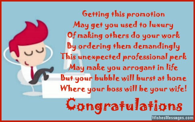 Congratulations for Job Promotion: Poems for Promotion at 