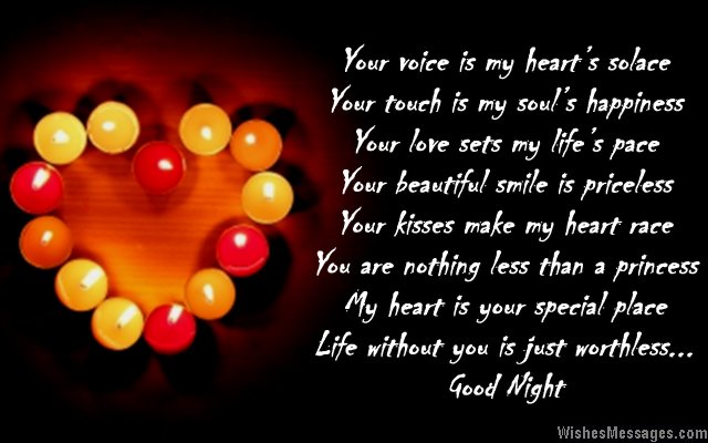 goodnight love poems for her