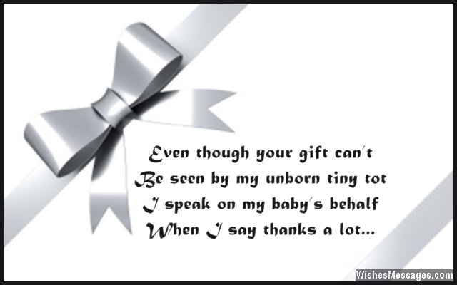 Thank You Messages For Baby Shower Gifts Thank You Notes Wishesmessages Com