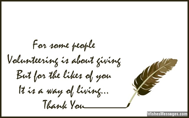 Volunteer Appreciation Quotes Sayings Of Thanks For Volunteering