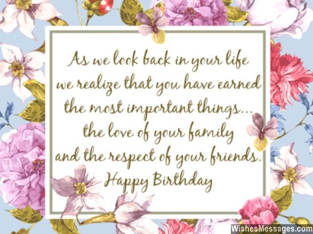 Beautiful words for 60th birthday wishes friends and family