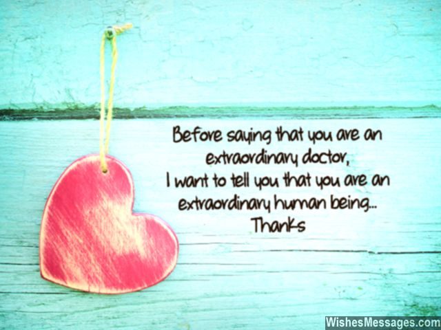 Thank You Messages for Doctors: Quotes and Notes – WishesMessages.com