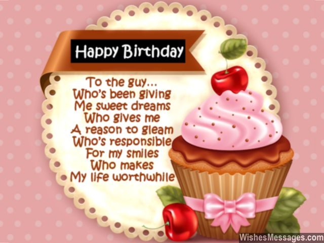 Birthday Poems For Boyfriend Wishesmessages Com