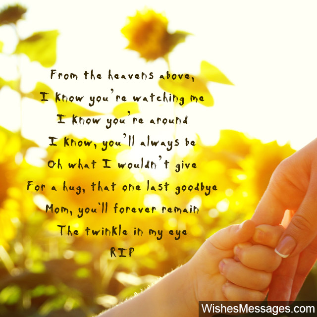 RIP Mom Poems Funeral Poems for a Mother’s Death